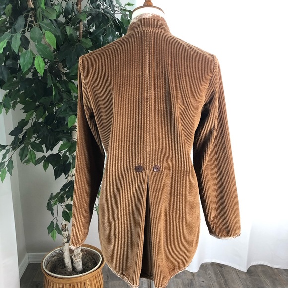 J. Jill XS Jacket Brown Tan Corduroy Blazer Top B - Picture 2 of 7